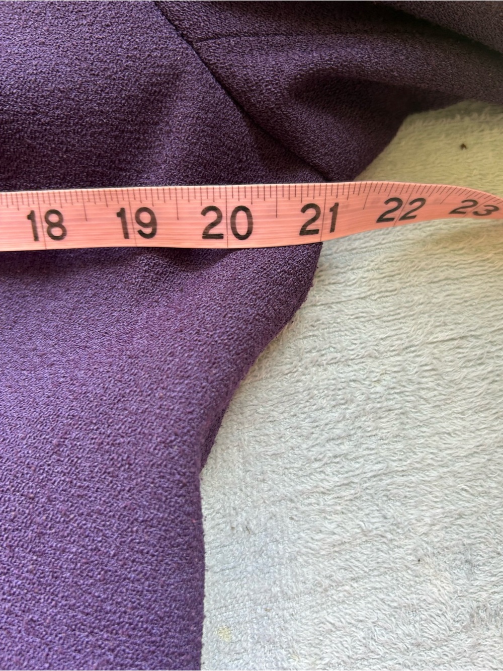 Sag Harbor 14 Petite Plum Buttoned Blazer Jacket skirt set - Picture 12 of 16